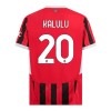 Officiële Voetbalshirt AC Milan Kalulu 20 Thuis 2024-25 - Heren